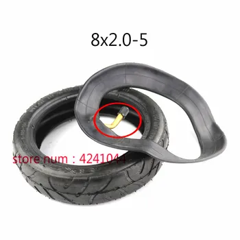

Free shipping 8 inch pneumatic tire 8X2.0-5 8x2.00-5 inner tube and tyre for Electric scooter baby trolley