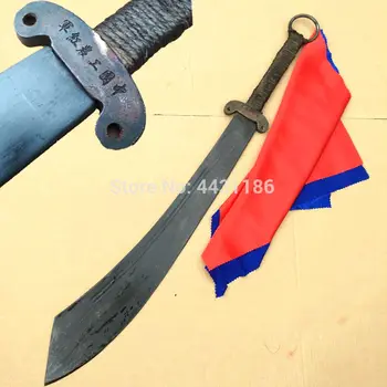 

Vintage Anti-Japanese War Chinese Military Broadsword Sword KungFu Da Dao China Red Army Fighting Knife