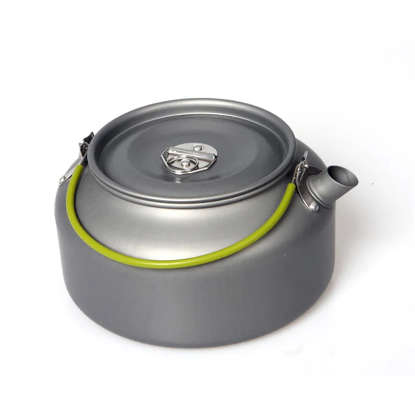 Outdoor pot Coffee Teapot Camping Hiking Picnic BBQ Kettle Water Pot Aluminum Tableware 800mL Water Kettles #3f26 (9)