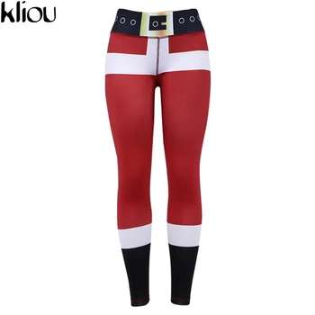 New Christmas Leggings - Fashion Ankle-Length Leggings - Fitness Leggings with Santa Claus - Hot Sale on Fashion Pants 2
