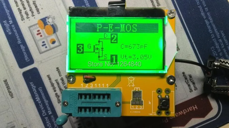

New Arrival 12846 LCD M328 Digital Transistor Tester Meter Backlight Diode Triode Capacitance ESR Meter MOS/PNP/NPN L/C/R