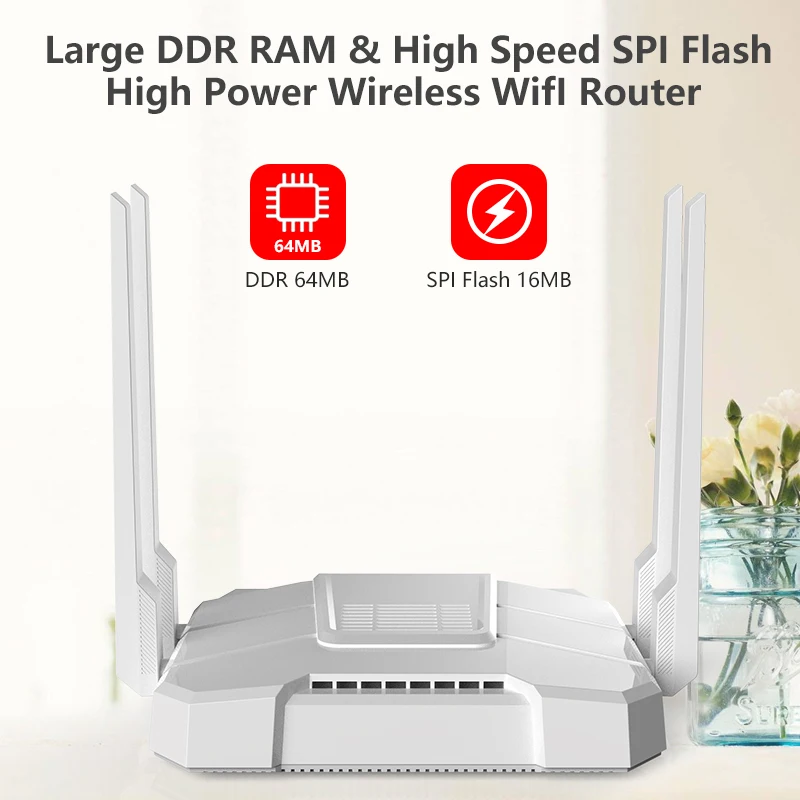 Cioswi High Power 550Mhz QCA9531 Chip Wireless Wifi Router Stable Strong Wifi Signal High Gain Antenna Large Coverage