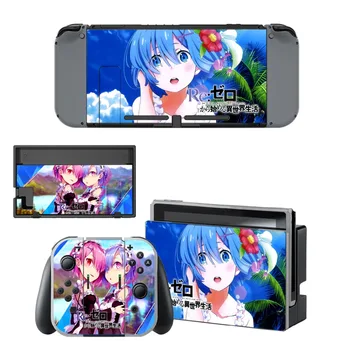 

Re Life in a different world from Zero Decal Skin Sticker for Nintendo Switch NS Console+Controller+Stand Holder Protective Film