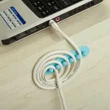 2PCS/Set Wire Cord Cable Tidy Holder Drop Clip Organizer Line Fixer Winder