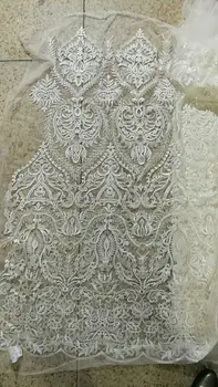 

High quality french net lace with sequins lace fabrics Nigerian Lace for wedding or party dresses 5yards/lot