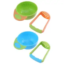 Младенческая для кормления новорожденных фруктовая еда домашняя шлифовальная чаша стержень