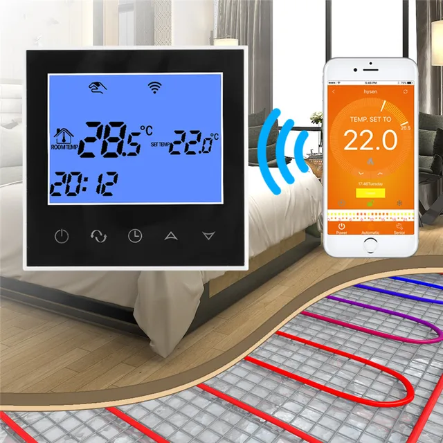 Wifi termostato 3a riscaldamento a pavimento lacqua programmabile ... Riscaldamento a pavimento temperatura