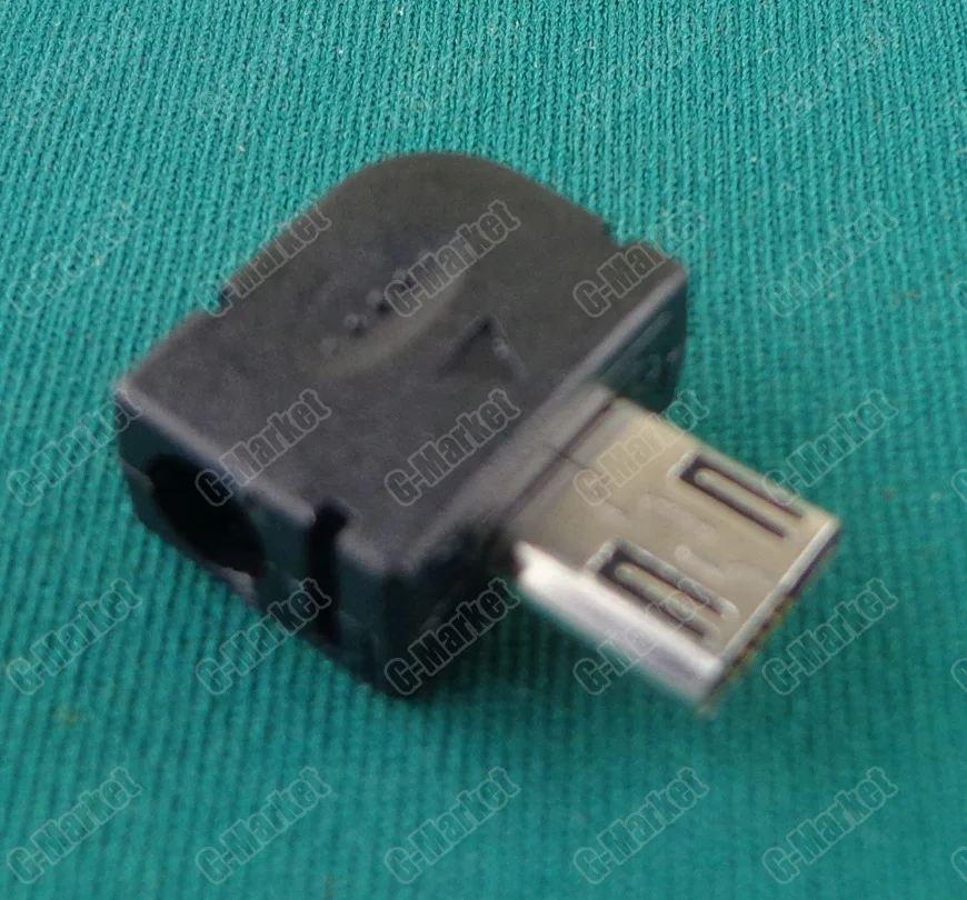 10 шт./лот Правый ангел 90 градусов длинный Micro USB 2 0 сварочный адаптер из трех частей