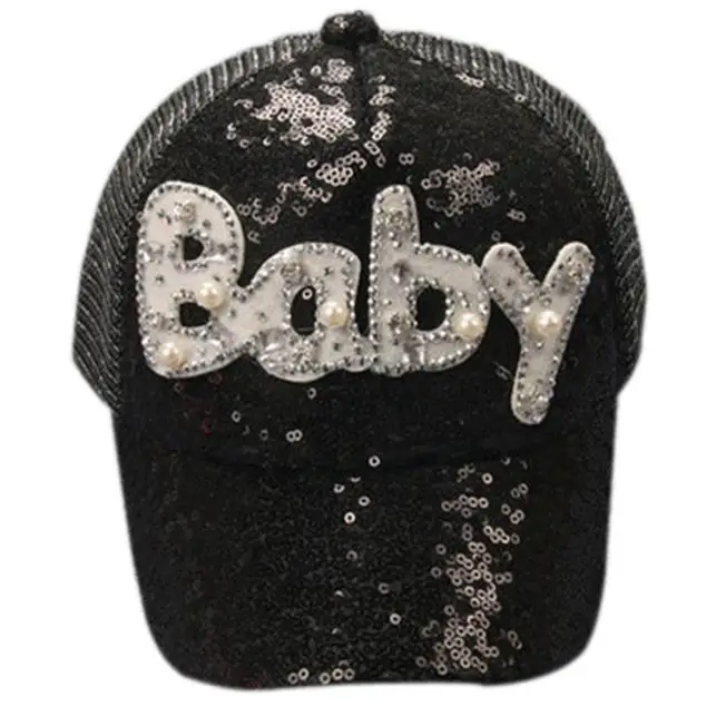

Child Kids Shining Sequins Baseball Cap Adjustable Snapback Hat 5.7FRN