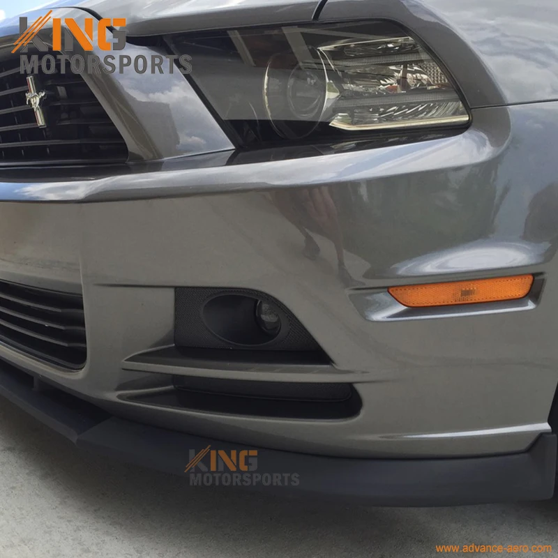 Fit For 2013 2014 Mustang V6 V8 CV PU del Estilo Frente Lip Bumper Spoiler Poliuretano