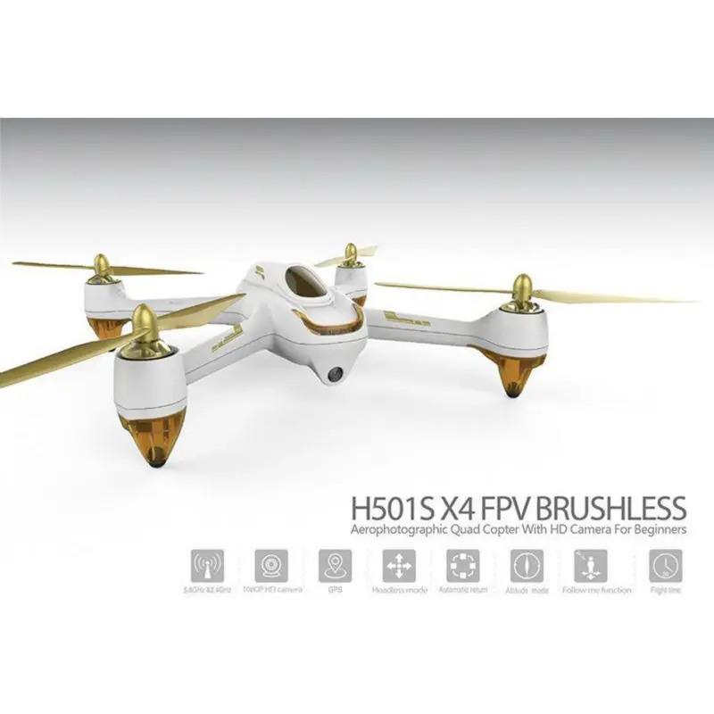 Радиоуправляемый Дрон Hubsan H501S X4 W/1080 P HD камера gps Квадрокоптер