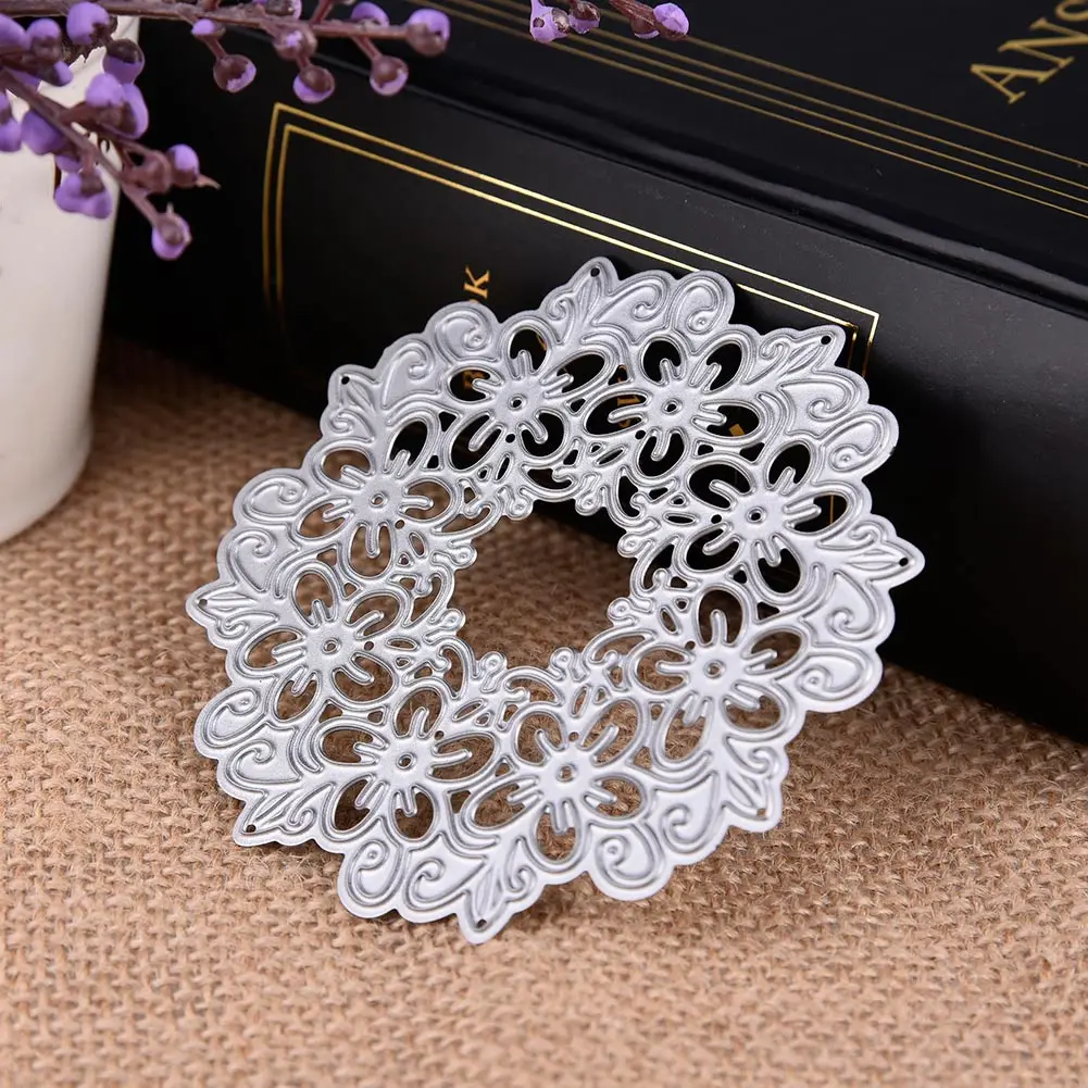 

DIY Carbon Steel Hollow Lace Dies Handmade Molding Cutting Template Decoration Scrapbook Craft Die SDF-SHIP