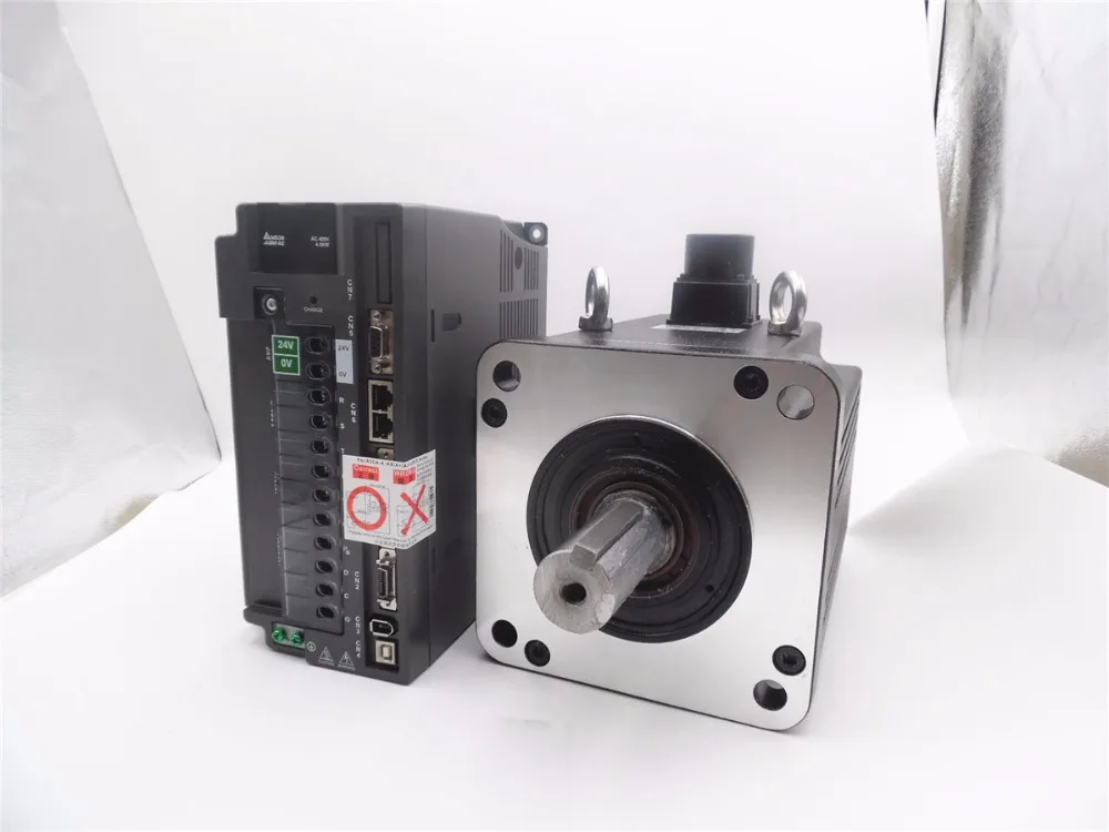 CNC 4.5KW AC Servo Motor Drive kits Delta 400V 28.65NM 1500r/min 180mm Keyway brake with 3M cable ECMA-L11845SS+ASD-A2-4543-M CNC 4.5KW AC Servo Motor Drive kits Delta 400V 28.65NM 1500r/min 180mm Keyway brake with 3M cable ECMA-L11845SS+ASD-A2-4543-M