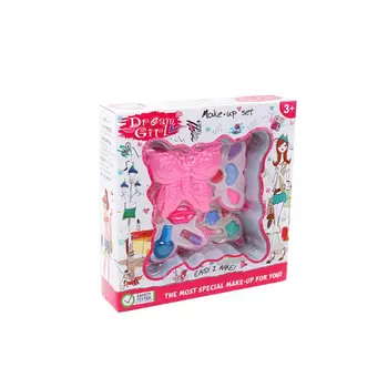 

Butterfly Style Children Cosmetics Set Safe Non-toxic Girl Princess Makeup Eyeshadow Lipstick Kit Pretend Play Toy