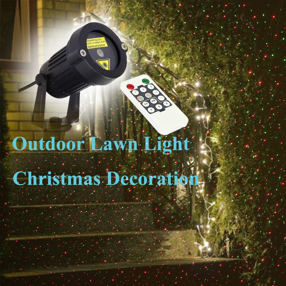 

laser Garden lights Lawn Decoration Lamp Stage Light for Party Christmas Festival Outdoor uk plug Like the stars IP65
