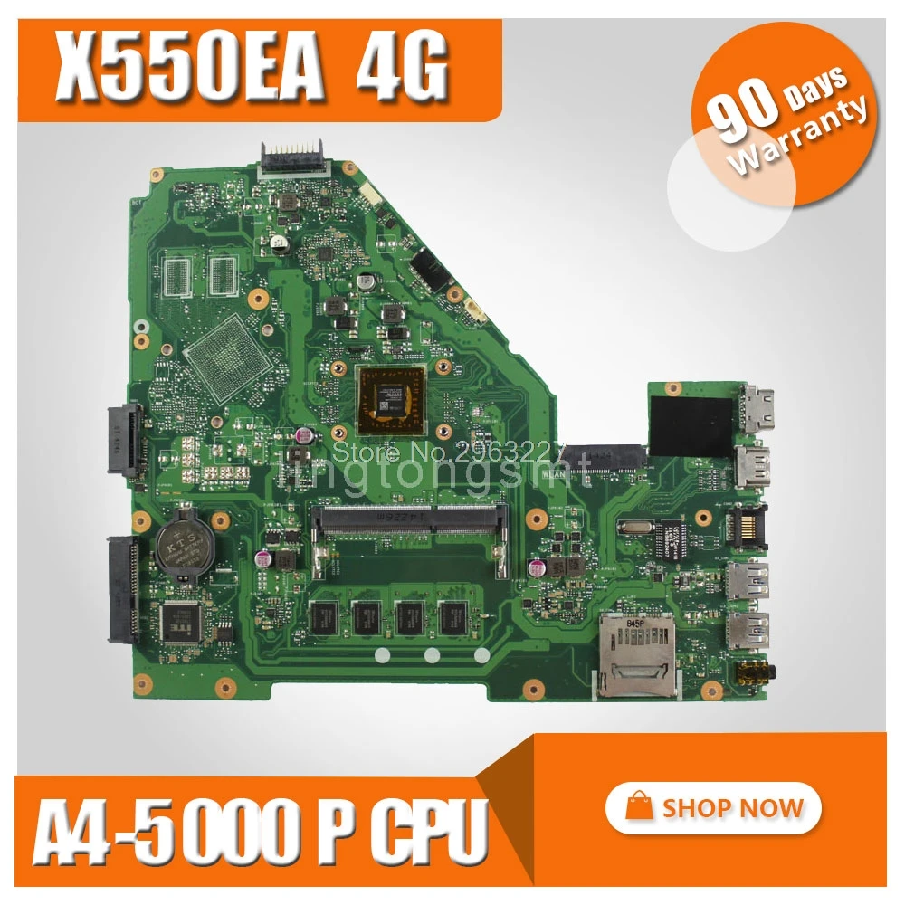 X550EA Motherboard A4-5000 4G memory For ASUS X550E X550EA X552E X552EA Laptop motherboard X550EA Mainboard X550EA Motherboard X550EA Motherboard A4-5000 4G memory For ASUS X550E X550EA X552E X552EA Laptop motherboard X550EA Mainboard X550EA Motherboard