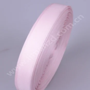 

pink color thin nylon ribbon grosgrain