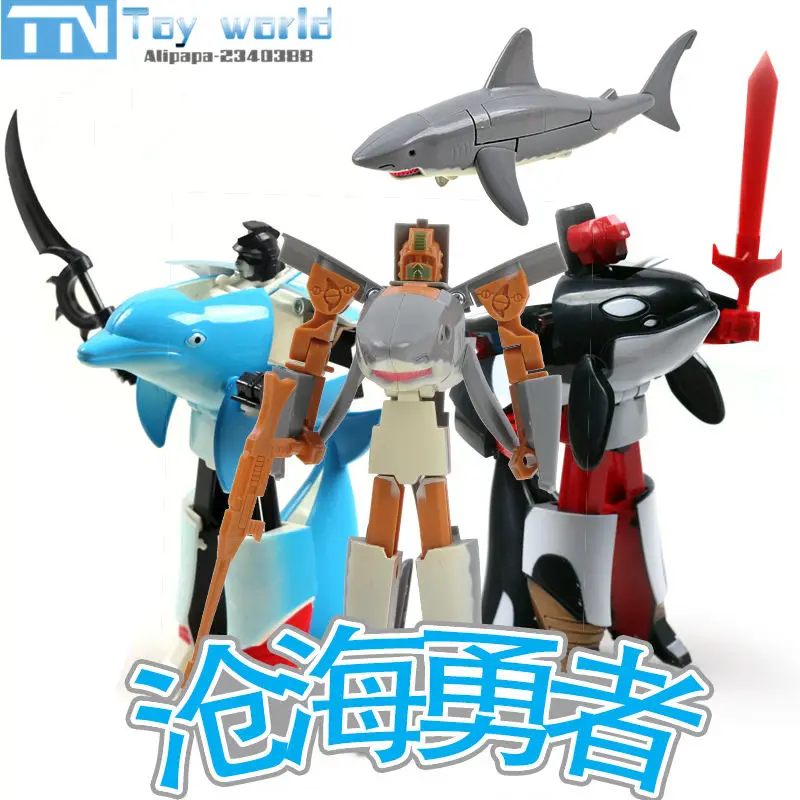 Игрушка трансформер дельфин Кит робот игрушка 21 см 3 цвета|robot toys for children|transformers