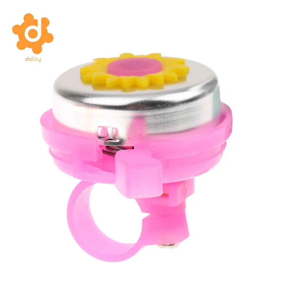 Новое поступление детский велосипед в форме подсолнуха велосипедный звонок кольцо Рог-мальчики девочки розовый для велосипедов/скутеры Аксессуары для велосипеда