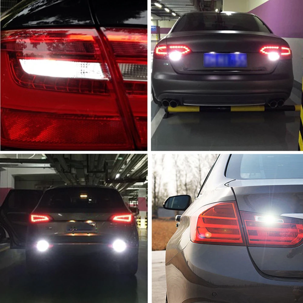Автомобисветильник светодиодсветодиодный лампы WLJH 2x10 в 30 T15 921 W16W для задних фар