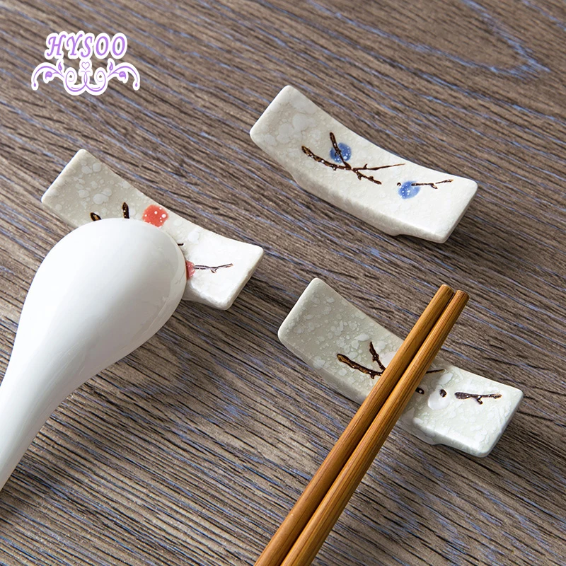 Japanese chalk chopsticks ceramic chopsticks care creative kitchen