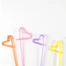Cute Flexible Party Straws Set