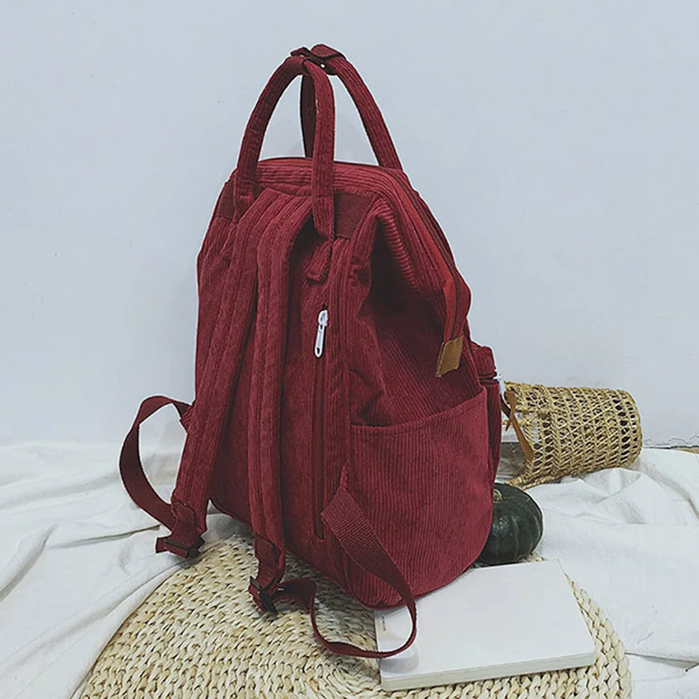 Новинка 2020 вельветовые рюкзаки для женщин Mochila Модный повседневный стиль Женский