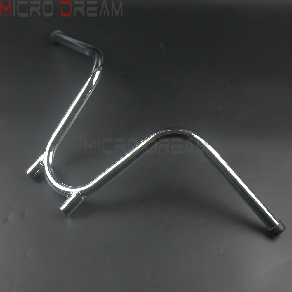 Мотоцикл 7/8 дюймов Bootlegger руль хромированный Rise 9 5 ''Ape Bars 22 мм ручка Drag для Harley Cafe