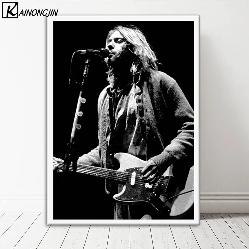 Kurt Cobain Poster Nirvana Band Music Singer Posters And Prints