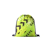 НОВЫЕ геометрические узоры Drawstring сумка хозяйственная сумка(зеленый