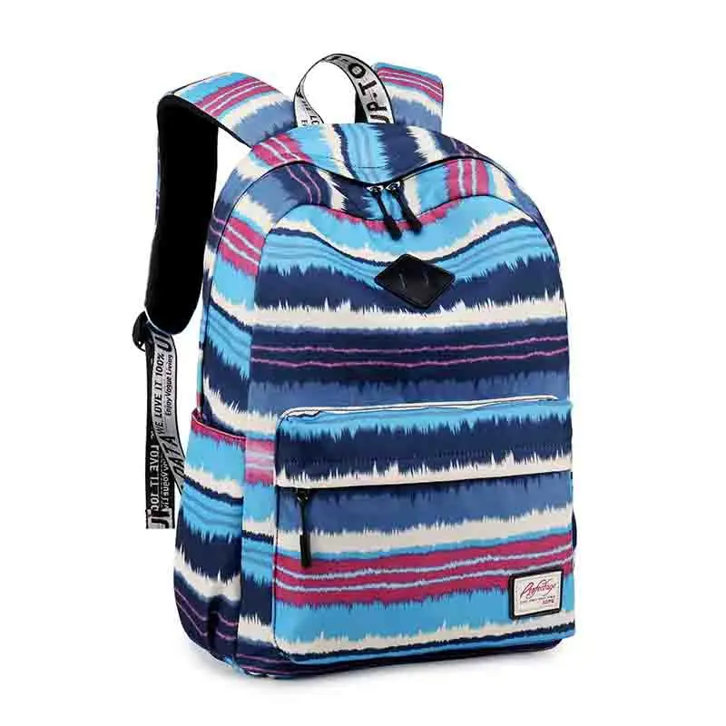 

2018 Large Capacity School Backpack For Girls Fashion Camouflage Striped Schoolbags Women Backpacks Travel Backpack For Women