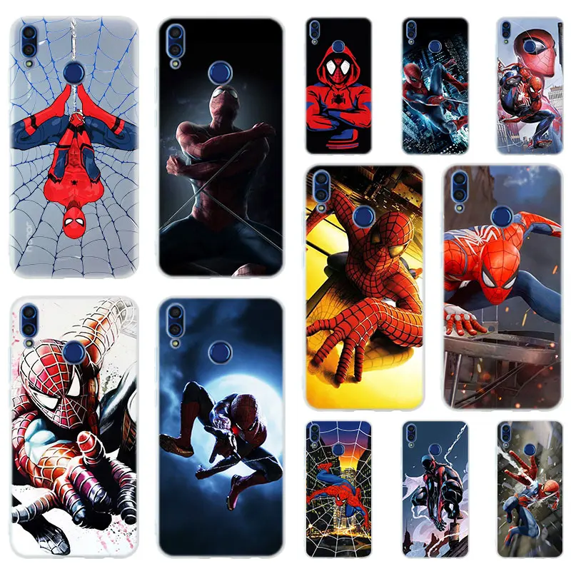

Marvel Comics Spider-Man Spider Man Soft TPU Case Cover For Huawei Honor 20i 10i 9 Lite 6X 7X 8X Max 7A 5.7inch 8 8C V20 PLAY 9i