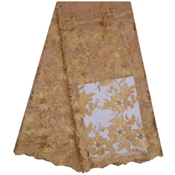 

Nigeria Wedding African Lace Fabric Embroidered Design African French Tulle Lace Fabric A1126