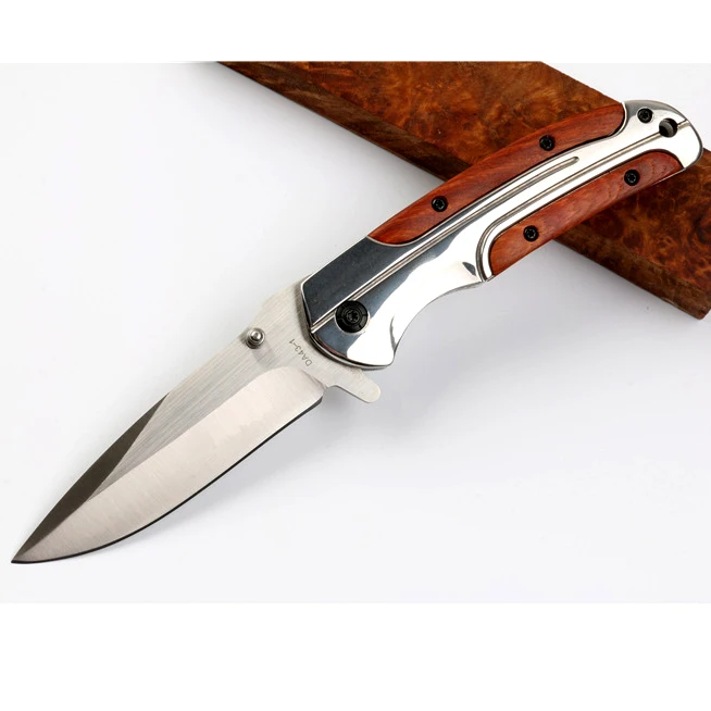 Online Cuchillo plegable Titanium cuchillo plegable de bolsillo color blanco Titanium supervivencia Caza cuchillos