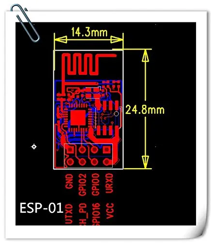 ESP8266 ESP-01 серийный wifi беспроводной приемопередатчик модуль отправить получить