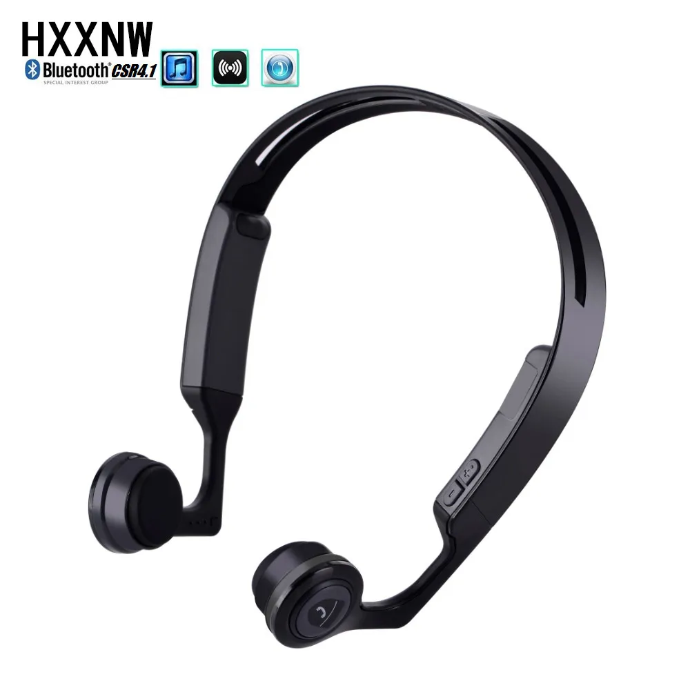 2017 Bone Conduction Bluetooth 4.1 Wireless Stereo Headset Waterproof Sports Supports Cell Phone Music | Электроника