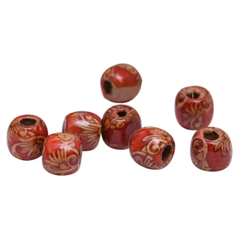 

100 pcs wooden beads ball beads spacers spacer beads Jewellery DIY Crafting