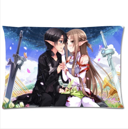 sword art online body Pillow Case cute Silica on bed hug 30x20 pillow