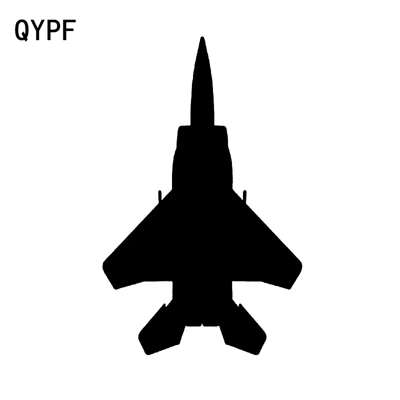 QYPF 15 8 см * 9 изысканный jerce F15 Jet Airplane Fighter полупрозрачный стикер для автомобиля