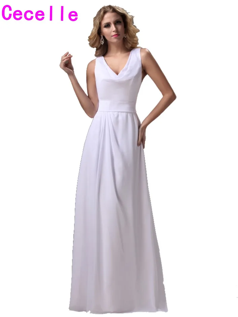 vestido branco longo simples e barato