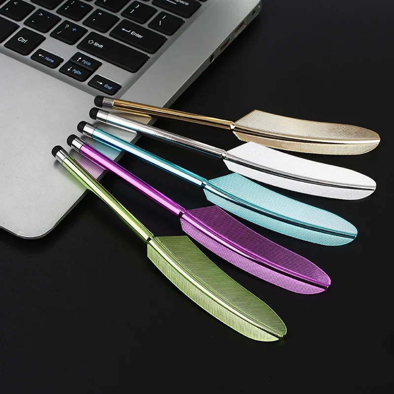 

Capacitive Stylus Touch Screen Pen Feather Shape for Mobile Phone for Tablet PC Capacitive Stylus Pen New