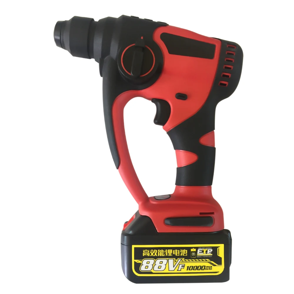 

Professional Lithium Battery Rotary Hammer Drill Brushless Cordless Hammer Electric Drill Screwdriver Power Tools