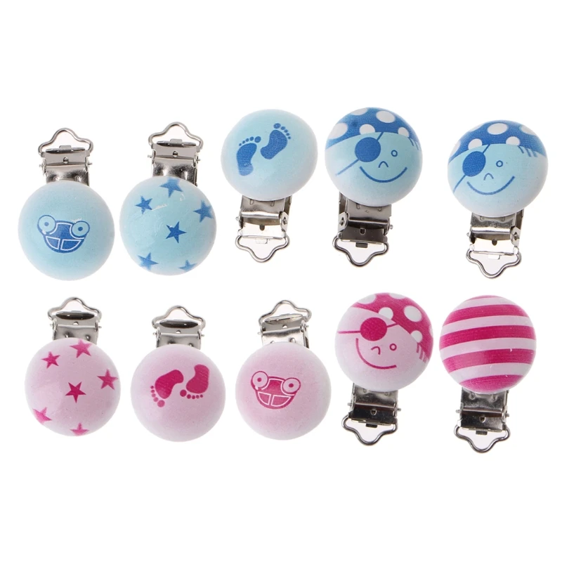 

New 5pcs/lot Baby Pacifier Clip Holder Soother Pacifier Infant Dummy Clips For Baby