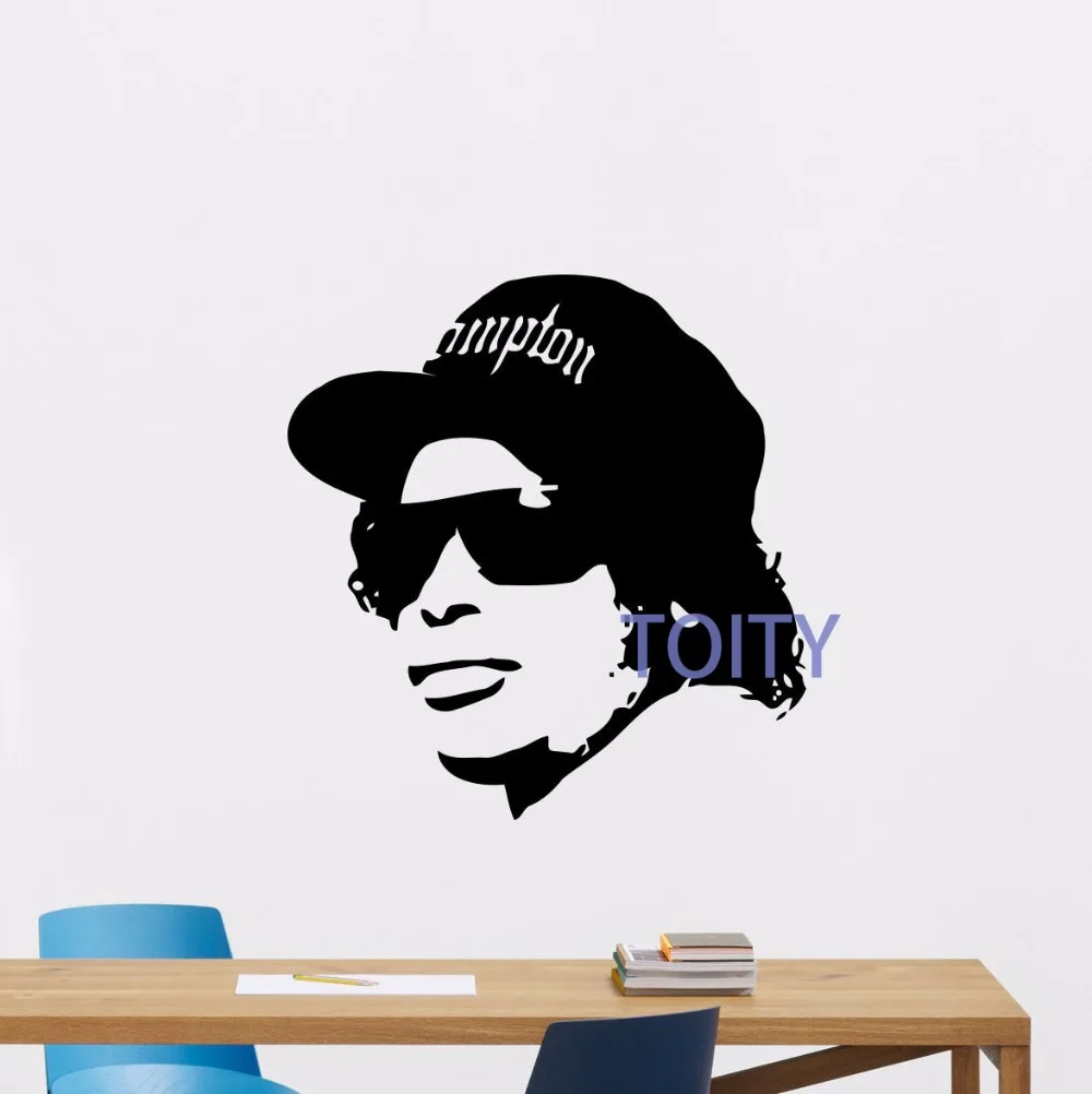 Eazy-E Настенная Наклейка рэп музыка виниловая наклейка хип-хоп плакат