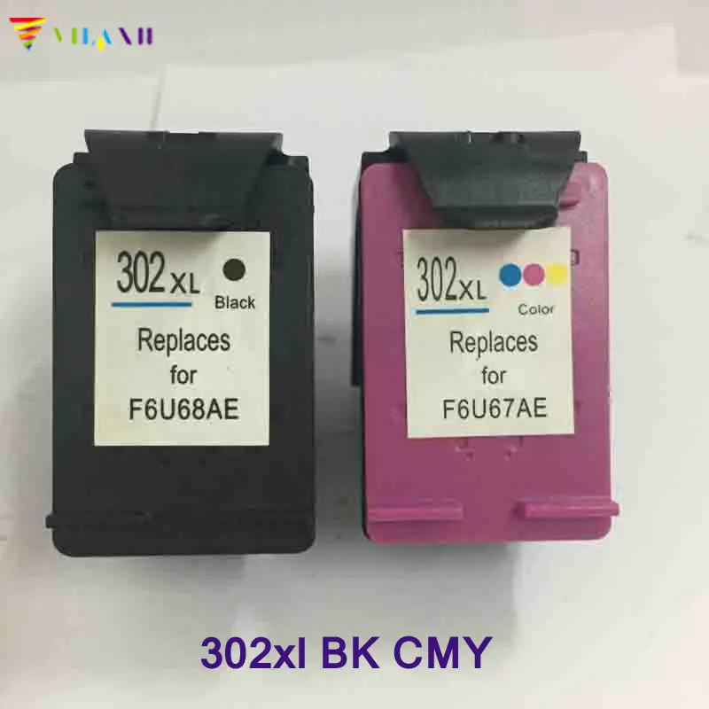 Vilaxh compatible ink cartridge replacement for hp 302 302xl for DeskJet 2130 1110 3630