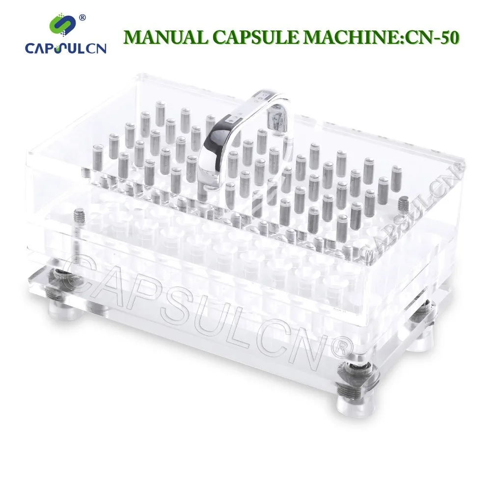 CapsulCN, CN-50CL Размер 2 ручной капсульный наполнитель/машина для наполнения капсул