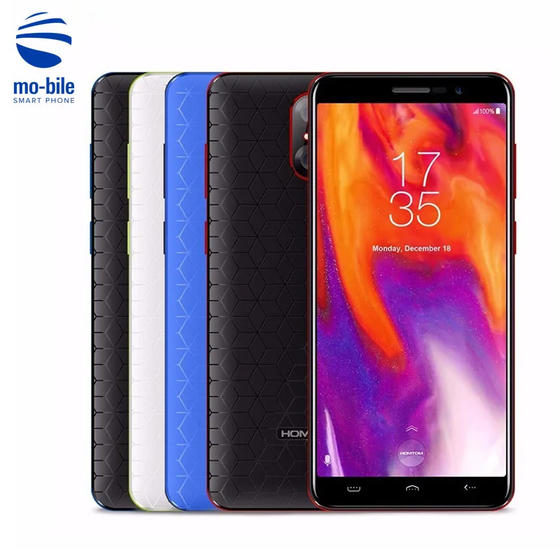HOMTOM S12 смартфон 18:9 полный Дисплей 5 0 &quotAndroid 6 2750 мАч 1 Гб + 8 MTK6580 QuadCore 8MP 2MP задние