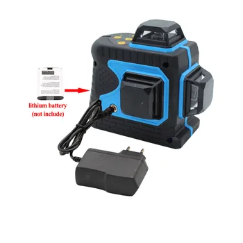 

3D 12 Lines Laser Level Self-Leveling 360 Horizontal Vertical Cross Super Powerful Green Laser instrument