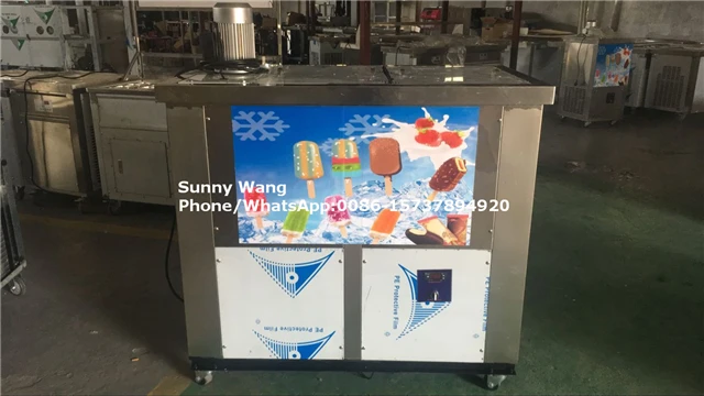 220 v 110 v 1,2, 4 формы popsicle машина для фруктового льда с одной гарантией года