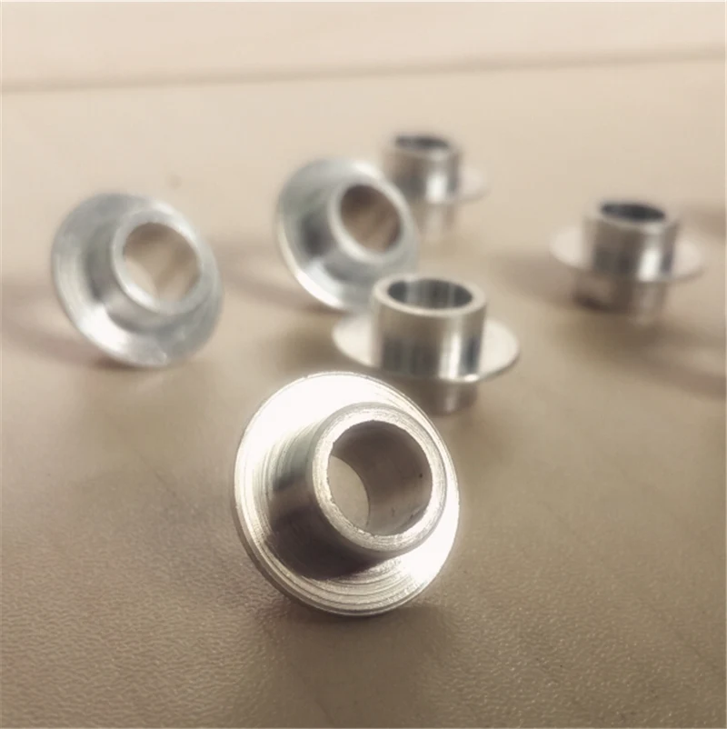 10 Pieces Silver / Golden Skating Bushing Spacer, 10mm Length, For Inline Roller Skates / Scooter / Skateboard Wheel Screw Nail